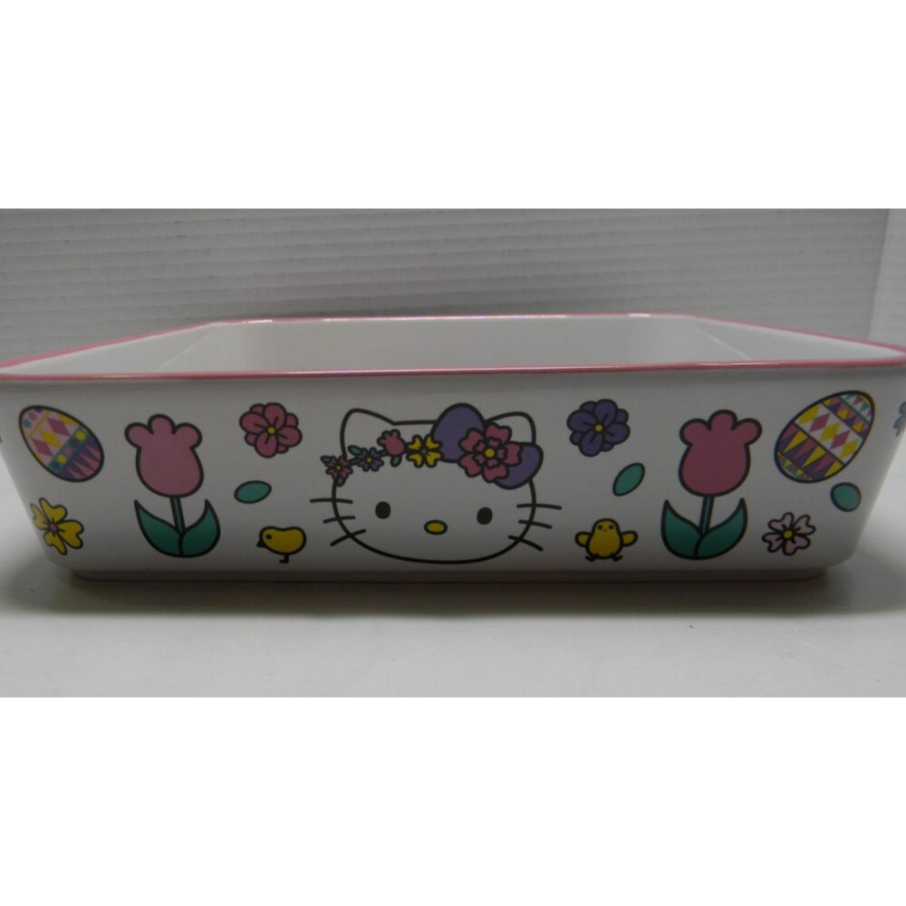 Hello Kitty by Sanrio Casserole Dish 9" x 9" NEW - Picture 2 of 5